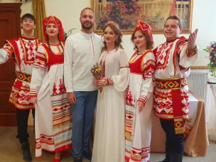 9 пар зарегистрировали брак в Нижегородском Доме бракосочетания на Красную Горку