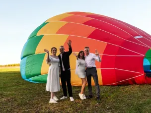 Свадьба на воздушных шарах