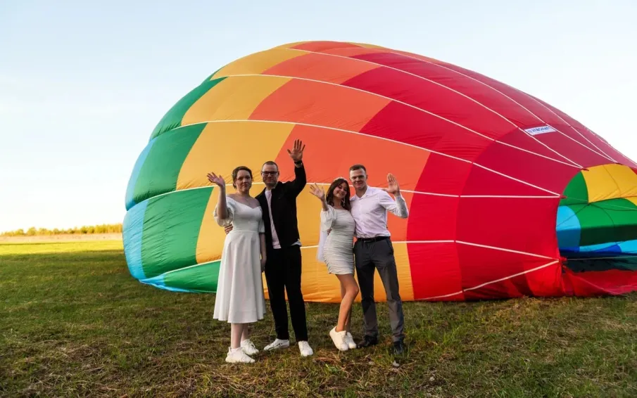 Свадьба на воздушных шарах